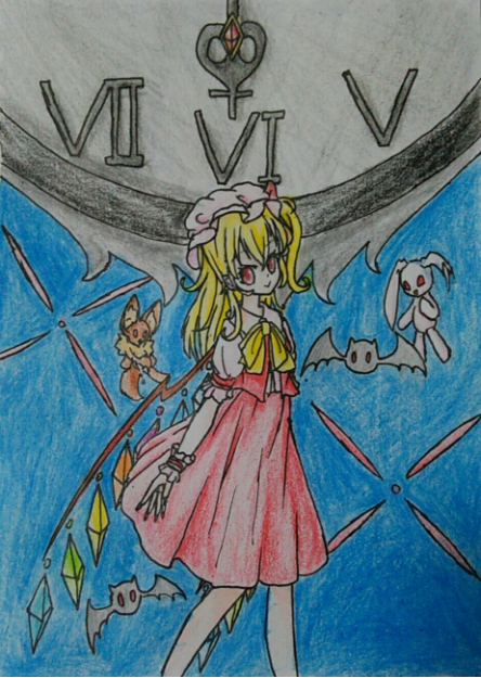 这背景用彩铅涂简直就是噩梦